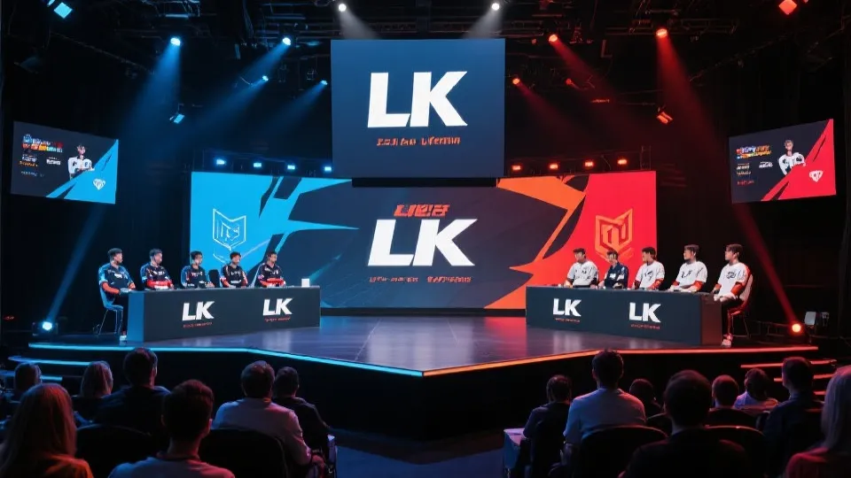 英雄联盟LCK直播赛事画面